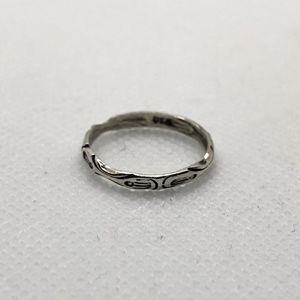 .925 Western Print Stacking Band